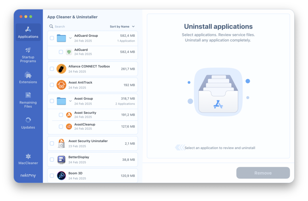 Nektony App Cleaner Uninstaller Pro review