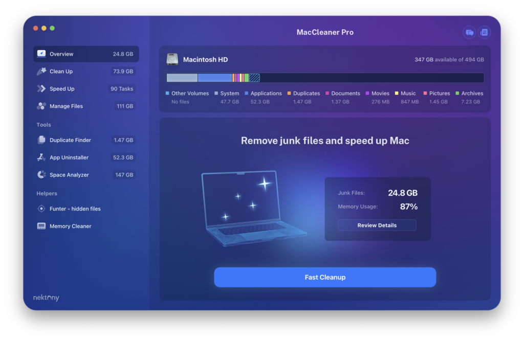 Nektony MacCleaner Pro review review