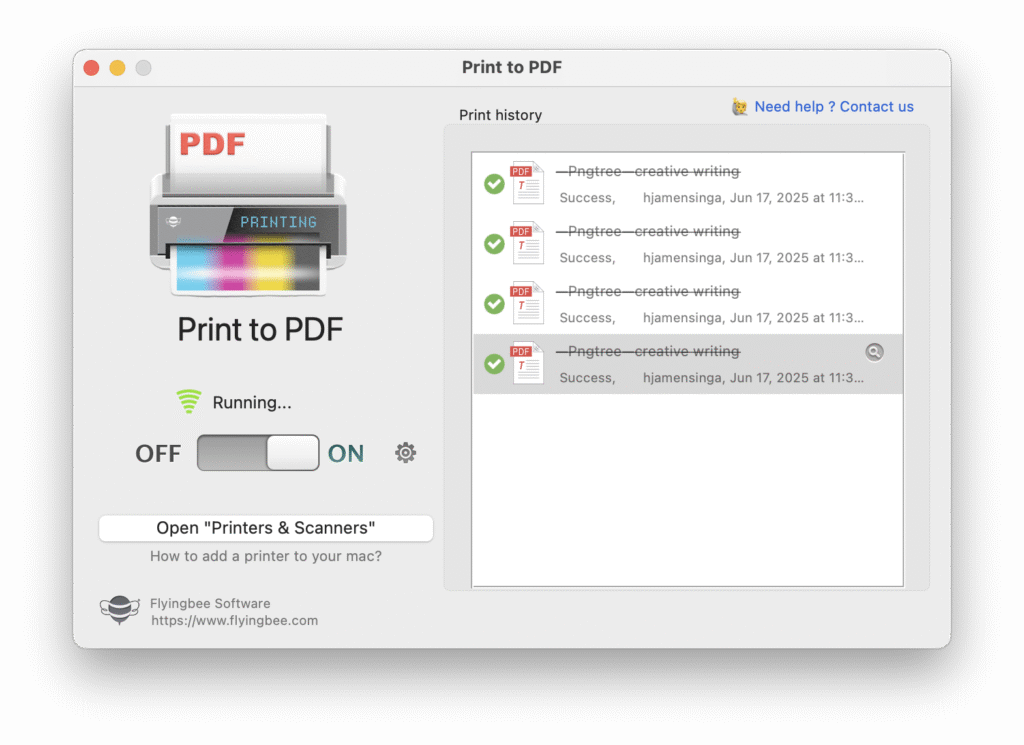 Print to PDF review Print to PDF review